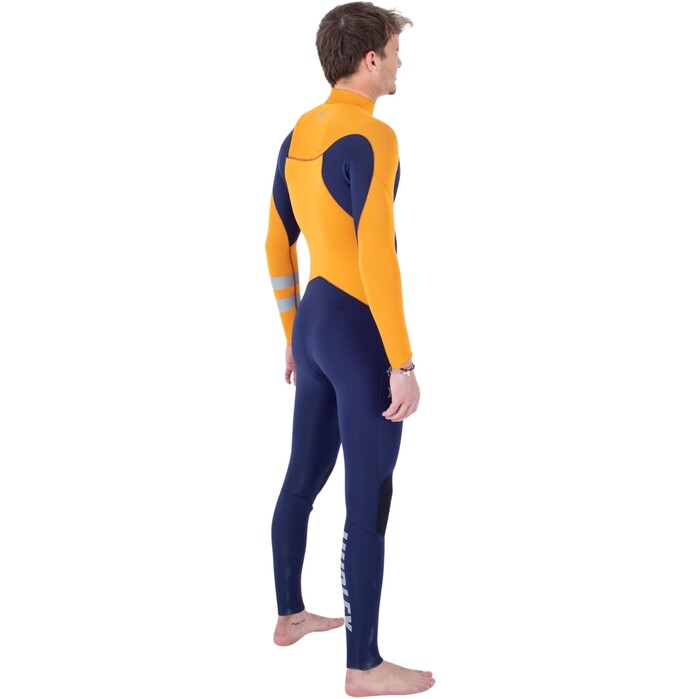 2024 Hurley Mens Advant 3/2mm Chest Zip Wetsuit MFS0013302 - Flag Blue